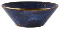 Aqua Blue Terra Conical Bowl